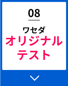 08ワセダオリジナルテスト